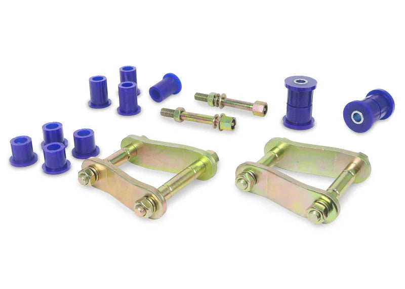Superpro 05-15 Toyota Hilux 4WD Greasable Shackle and Bushing Kit - Main Product View
