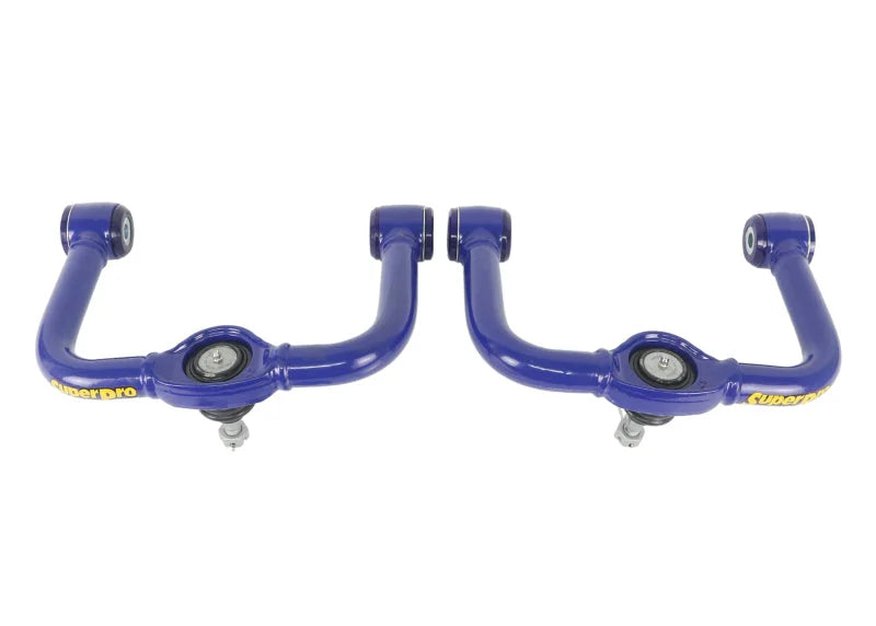 Superpro 05-21 Nissan Frontier - Fixed Offset Upper Control Arm Set - Camber/Caster Correction - Side View
