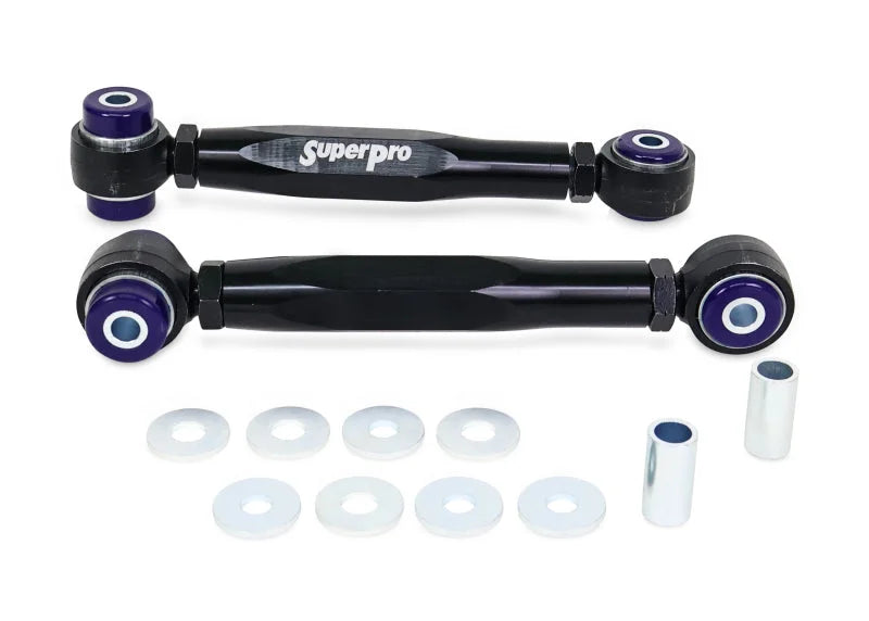Superpro 06-25 Volkswagen Golf GTI Lower Rear HD Adjustable Toe Arm Set - Detail View