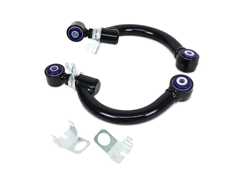 Superpro 06-25 Volkswagen Golf GTI Upper Rear HD Adjustable Toe Arm Set - Back View