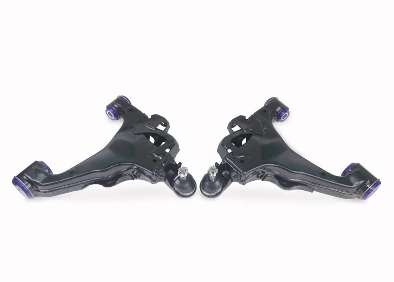 Superpro 08-21 Toyota Land Cruiser Front Lower Control Arm Set - Installation View