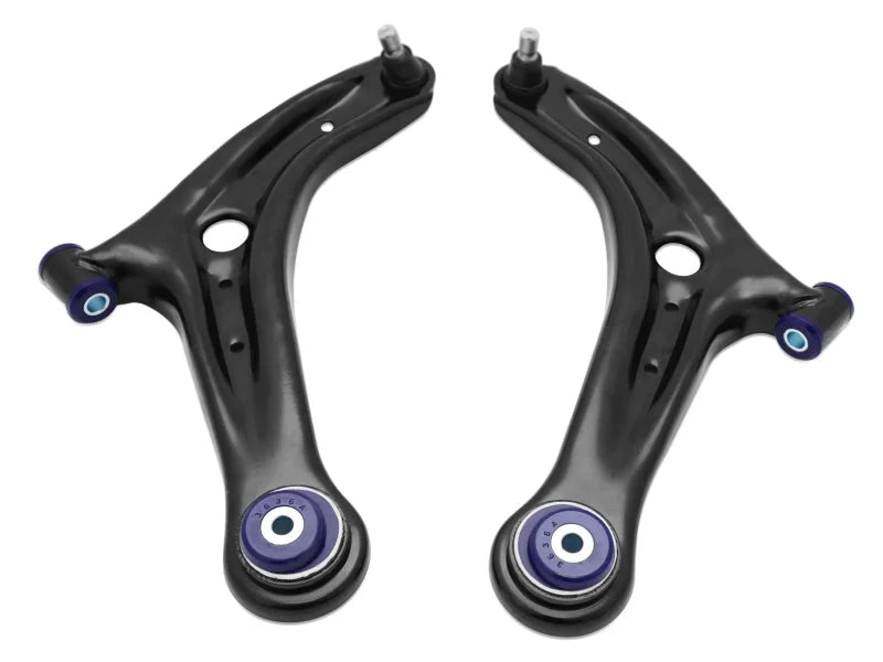 Superpro 13-17 Ford Fiesta Complete Front Lower Control Arm Kit (Caster Increase) - Main Product View