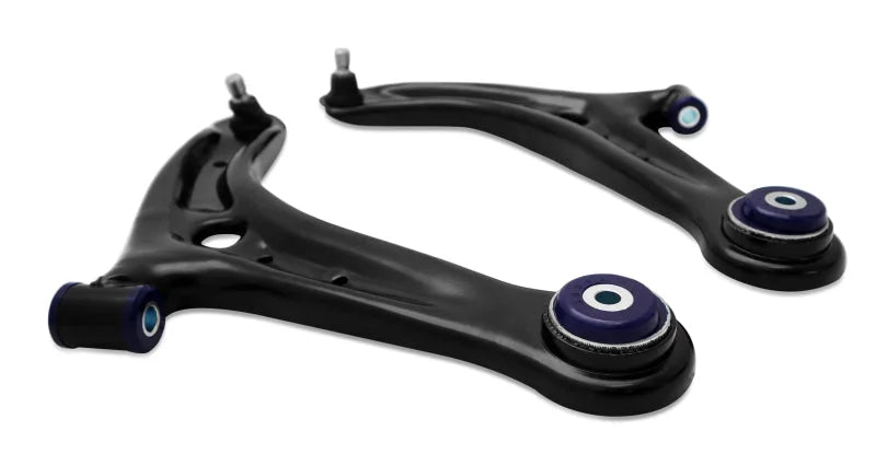 Superpro 13-17 Ford Fiesta Complete Front Lower Control Arm Kit (Caster Increase) - Side View
