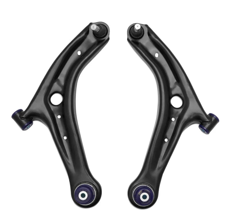 Superpro 13-17 Ford Fiesta Complete Front Lower Control Arm Kit (Caster Increase) - Detail View