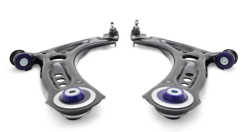 Superpro 2015 Volkswagen Golf R Base Front Control Arm Lower Assembly Kit (Add. Positive Caster) - Side View