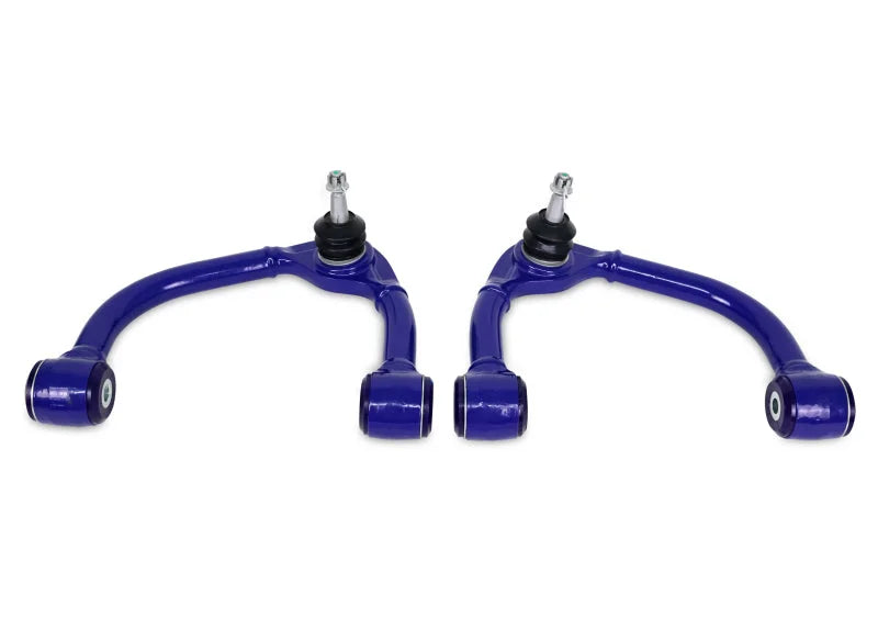 Superpro 2021+ Ford F150 Fixed Offset Front Upper Control Arm Set - Side View