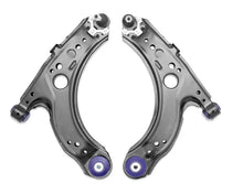Load image into Gallery viewer, Superpro 99-06 VW Golf (not R32)/99-05 Jetta Front Lower Control Arm Set w/SuperPro Bushings - Side View