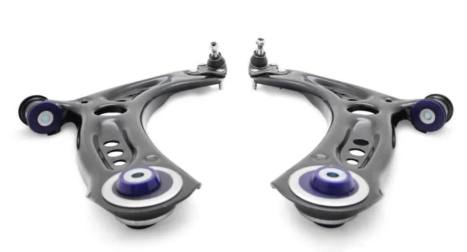 Superpro 2015 Volkswagen Golf R Base Front Control Arm Lower Assembly Kit (Add. Positive Caster) - Side View
