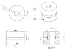 Load image into Gallery viewer, Superpro Front Shock Absorber Upper Bushing Kit - Side View