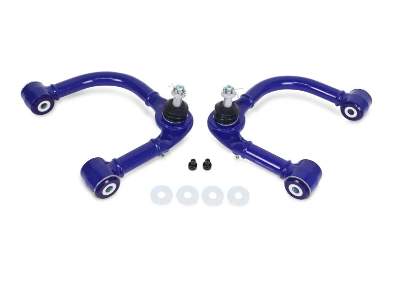 Superpro Front Upper Fixed Offset Control Arm Set fits 2005-2023 Toyota Tacoma 4WD - Side View