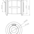Load image into Gallery viewer, Superpro Toyota Land Cruiser 300 Series (N/A North America) Rear Panhard Rod Bushing Kit - Side View