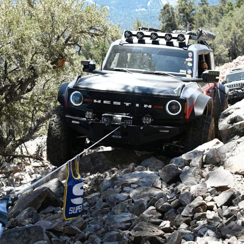 Superwinch 10000 LBS 12V DC 3/8in x 54ft Synthetic Rope Scorpion 10000SR Winch - Black Powdercoat - Additional View 11