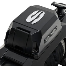 Load image into Gallery viewer, Superwinch 10000 LBS 12V DC 3/8in x 80ft Synthetic Rope SX10SR Winch - Semi Gloss Black - Back View