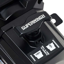 Load image into Gallery viewer, Superwinch 10000 LBS 12V DC 3/8in x 80ft Synthetic Rope SX10SR Winch - Semi Gloss Black - Additional View 5