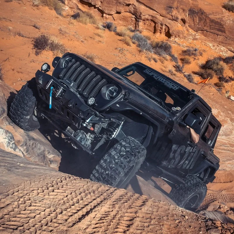 Superwinch 10000 LBS 12V DC 3/8in x 85ft Wire Rope SX 10000 Winch - Side View