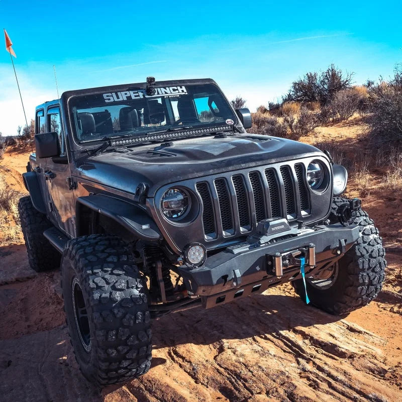 Superwinch 10000 LBS 12V DC 3/8in x 85ft Wire Rope SX 10000 Winch - Back View