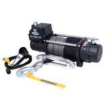 Load image into Gallery viewer, Superwinch 11500 LBS 12V DC 3/8in x 80ft Synthetic Rope Tiger Shark 11500 Winch - Main Product View