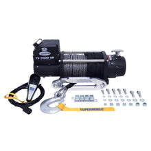 Load image into Gallery viewer, Superwinch 11500 LBS 12V DC 3/8in x 80ft Synthetic Rope Tiger Shark 11500 Winch - Installation View