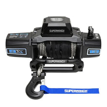 Load image into Gallery viewer, Superwinch 12000 LBS 12V DC 3/8in x 80ft Synthetic Rope SX12SR Winch - Semi Gloss Black - Main Product View