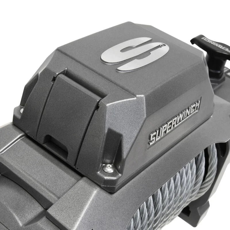 Superwinch 12000 LBS 12V DC 3/8in x 85ft Wire Rope SX 12000 Winch - Graphite - Additional View 5