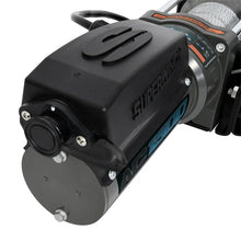 Load image into Gallery viewer, Superwinch 1,500 lbs. 1.1 HP 120V AC 1/8 In x 35ft. Wire Rope - Gray Wrinkle - Back View