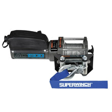 Load image into Gallery viewer, Superwinch 1,500 lbs. 1.1 HP 120V AC 1/8 In x 35ft. Wire Rope - Gray Wrinkle - Additional View 6