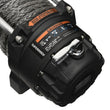 Load image into Gallery viewer, Superwinch 15000 LBS 12V DC 15/32in x 78ft Synthetic Rope Tiger Shark 15000SR Winch - Side View