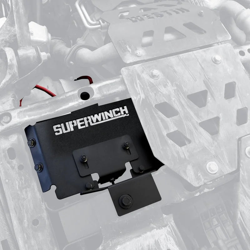 Superwinch 18-24 Jeep Wrangler JL Auxiliary Battery Mount - Back View