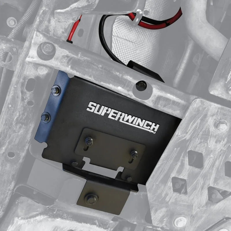 Superwinch 18-24 Jeep Wrangler JL Auxiliary Battery Mount - Installation View