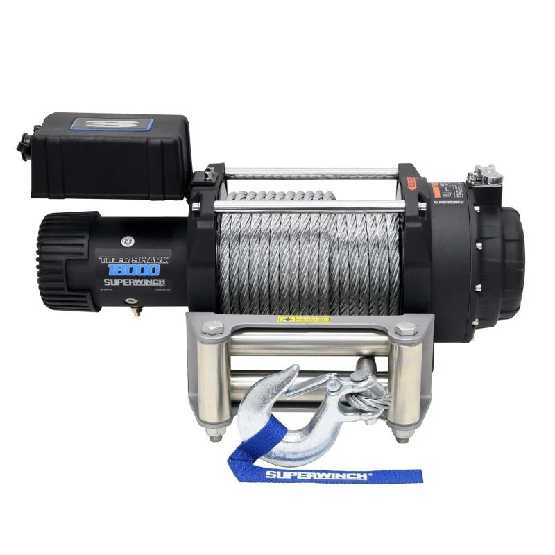 Superwinch 18000 24V Tiger Shark Winch - Back View