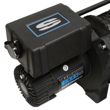 Load image into Gallery viewer, Superwinch 18000 LBS 12V DC 33/64in x 79 ft Synthetic Rope Tiger Shark 18000SR Winch - Back View