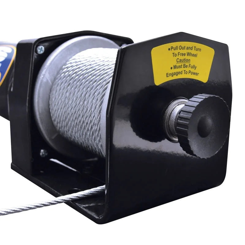 Superwinch 2000 LBS 12V DC 5/32in x 49ft Steel Rope LT2000 Winch - Installation View