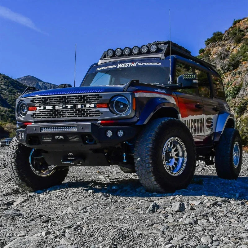 Superwinch 21-24 Ford Bronco Hidden Winch Mount - Black - Additional View 5