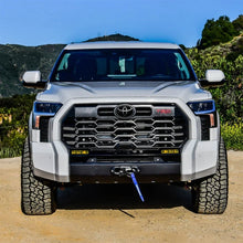 Load image into Gallery viewer, Superwinch 22-24 Toyota Tundra Hidden Winch Mount - Black - Side View