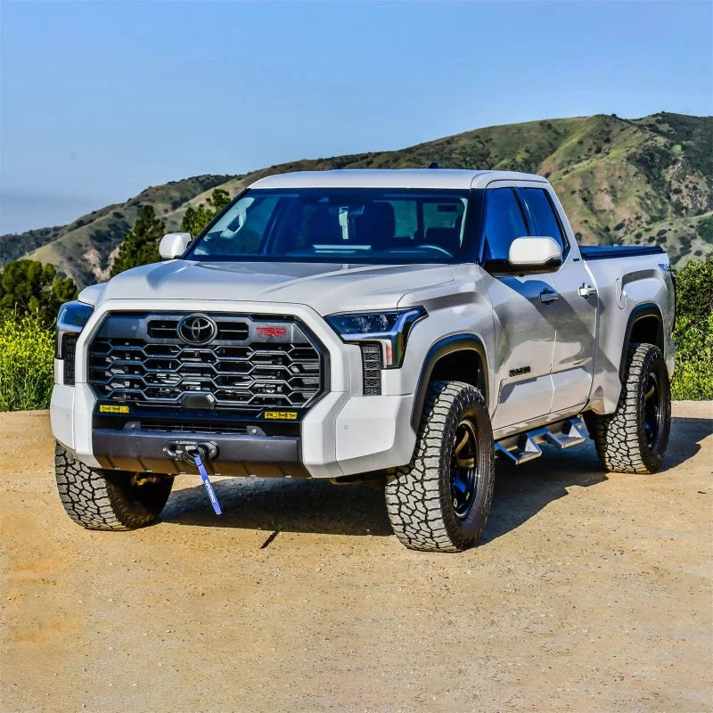 Superwinch 22-24 Toyota Tundra Hidden Winch Mount - Black - Back View