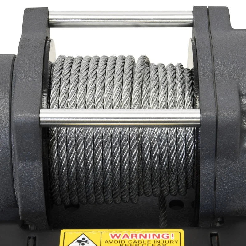 Superwinch 2500 LBS 12V DC 3/16in x 40ft Steel Rope Terra 2500 Winch - Gray Wrinkle - Additional View 5