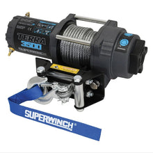 Load image into Gallery viewer, Superwinch 3500 LBS 12V DC 7/32 in x 32 ft Steel Rope Terra 3500 Winch - Gray Wrinkle - Side View