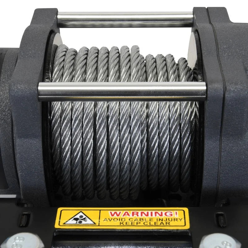 Superwinch 3500 LBS 12V DC 7/32 in x 32 ft Steel Rope Terra 3500 Winch - Gray Wrinkle - Additional View 6