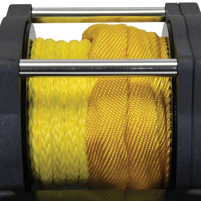 Superwinch 3500 LBS 12V DC 7/32in x 32ft Synthetic Rope Terra 3500SR Winch - Gray Wrinkle - Additional View 7