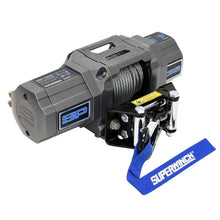Load image into Gallery viewer, Superwinch 3500 LBS 12V DC 7/32in x 40ft Steel Rope Roller Fairlead SP 35 Winch - Back View