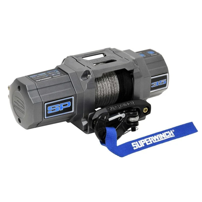Superwinch 3500 LBS 12V DC 7/32in x 40ft Synthetic Rope Hawse Fairlead SP 35SR Winch - Additional View 11