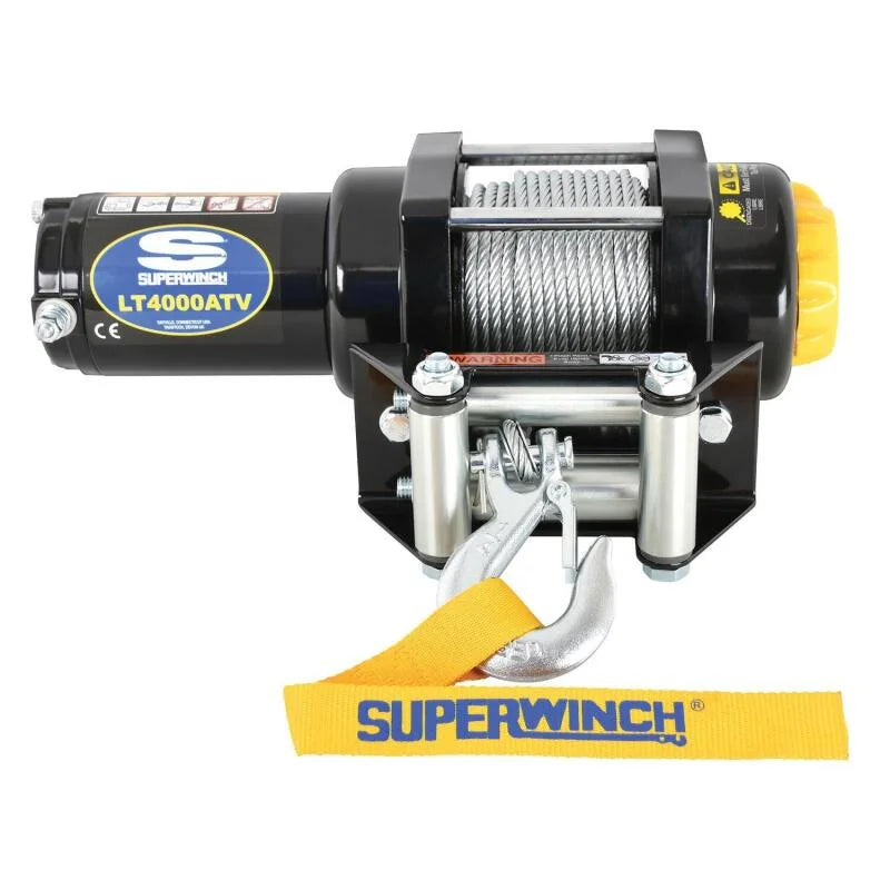 Superwinch 4000 LBS 12V DC 3/16in x 50ft Steel Rope LT4000 Winch - Main Product View