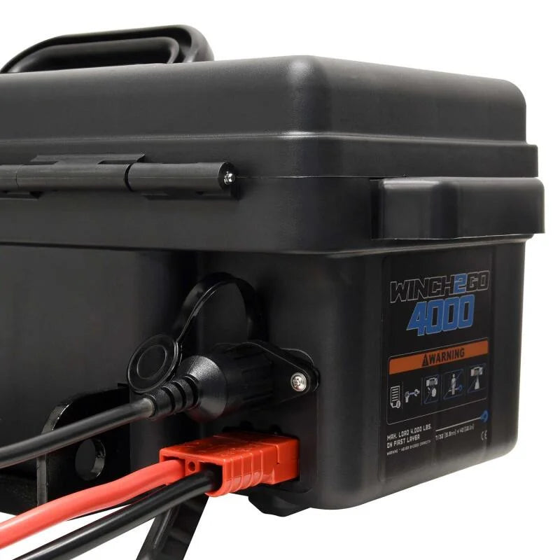 Superwinch 4000 LBS 12V DC 3/16in x 50ft Steel Rope Winch2Go Steel Rope - Back View