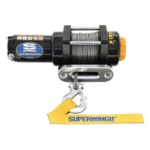 Load image into Gallery viewer, Superwinch 4000 LBS 12V DC 3/16in x 50ft Synthetic Rope LT4000 Winch - Main Product View