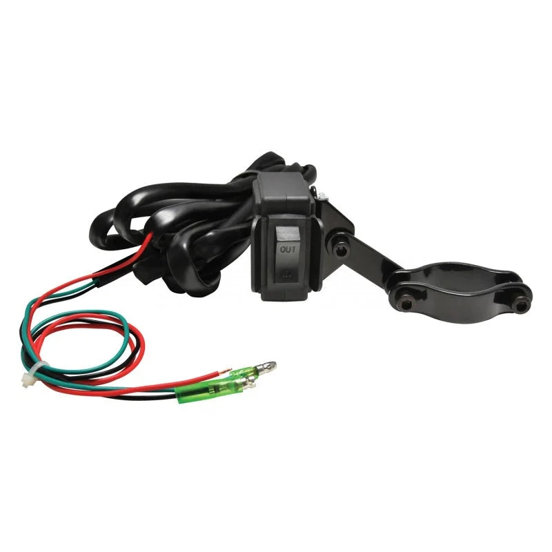 Superwinch 4000 LBS 12V DC 3/16in x 50ft Synthetic Rope LT4000 Winch - Back View
