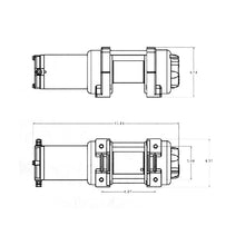 Load image into Gallery viewer, Superwinch 4000 LBS 12V DC 3/16in x 50ft Synthetic Rope LT4000 Winch - Additional View 6