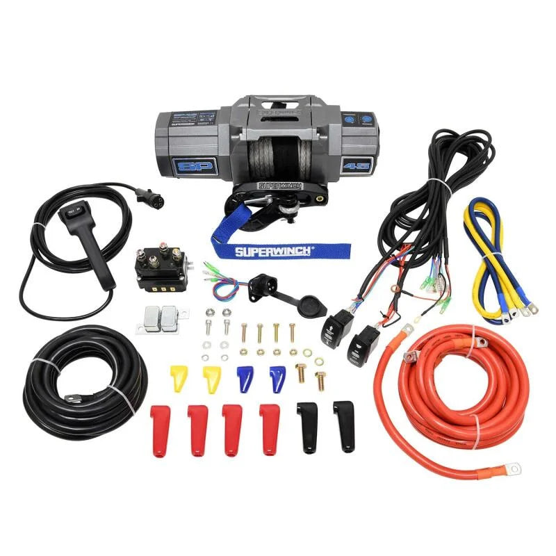 Superwinch 4500 LBS 12V DC 1/4in x 40ft Synthetic Rope Hawse Fairlead SP 45SR Winch - Additional View 5