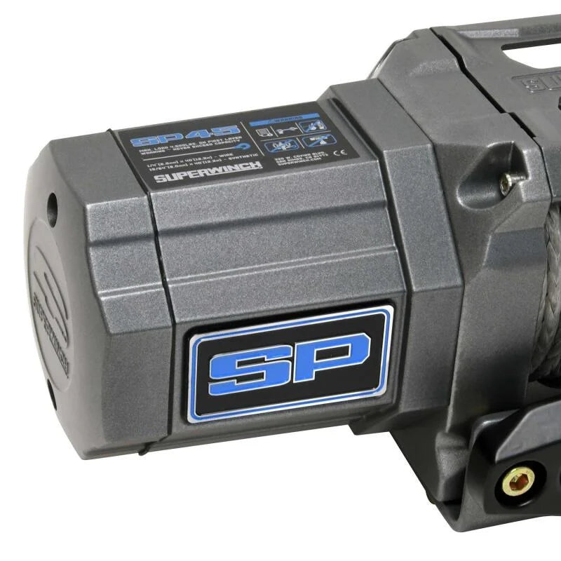 Superwinch 4500 LBS 12V DC 1/4in x 40ft Synthetic Rope Hawse Fairlead SP 45SR Winch - Additional View 6