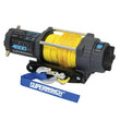 Load image into Gallery viewer, Superwinch 4500 LBS 12V DC 1/4in x 50ft Synthetic Rope Terra 4500SR Winch - Gray Wrinkle - Main Product View