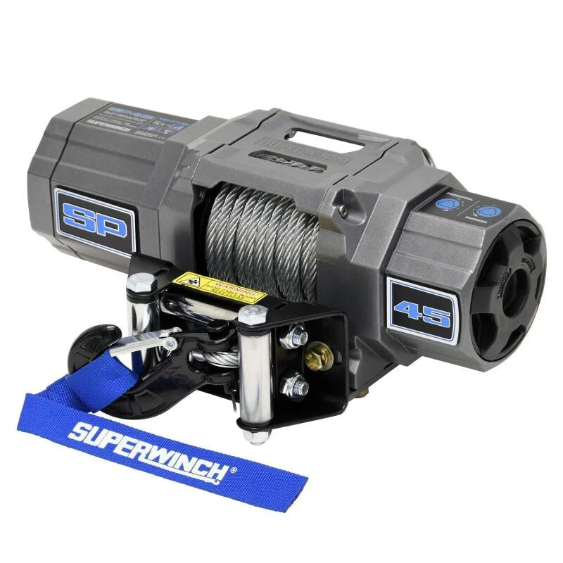 Superwinch 4500 LBS 12V DC 15/64in x 40ft Steel Rope Roller Fairlead SP 45 Winch - Main Product View